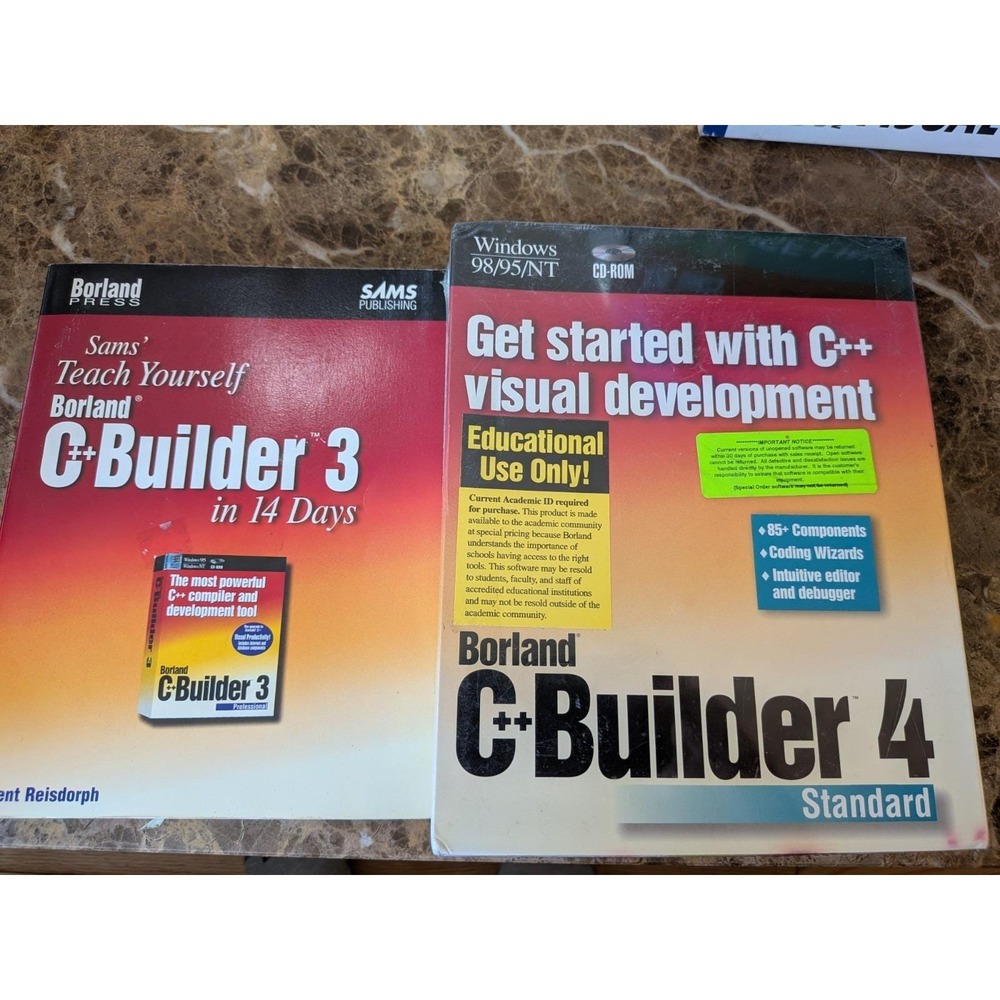 Borland C++ Builder Standard Edition, Complety Sealed With Extra Book